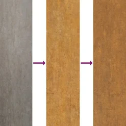 vidaXL Puerta de jardín 100x75 cm de acero corten con diseño de hierba