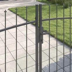 vidaXL Vallas De Jardín-Puerta de valla de doble puerta Woerden con punta de lanza 299,5x149,5 cm