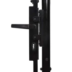 vidaXL Vallas De Jardín-Puerta de valla jardín con parte superior arqueada 400 x 175 cm