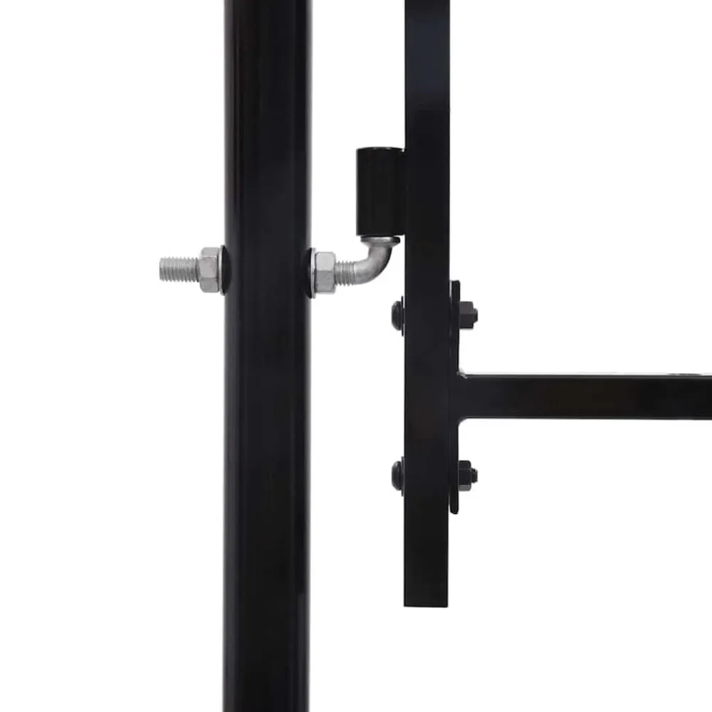 vidaXL Vallas De Jardín-Puerta de valla jardín con parte superior arqueada 400 x 175 cm