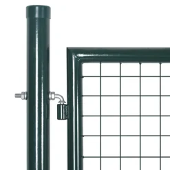vidaXL Vallas De Jardín-Puerta doble para valla de 300x150 cm acero con recubrimiento en polvo