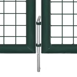 vidaXL Vallas De Jardín-Puerta doble para valla de 300x150 cm acero con recubrimiento en polvo