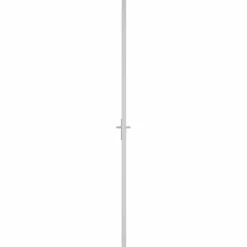 vidaXL Puerta interior de vidrio y aluminio blanco mate 76x201,5 cm Blanco y escarcha Online