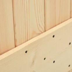 vidaXL Puerta NARVIK 70 x 210 cm Madera de Pino Sólido Natural Outlet