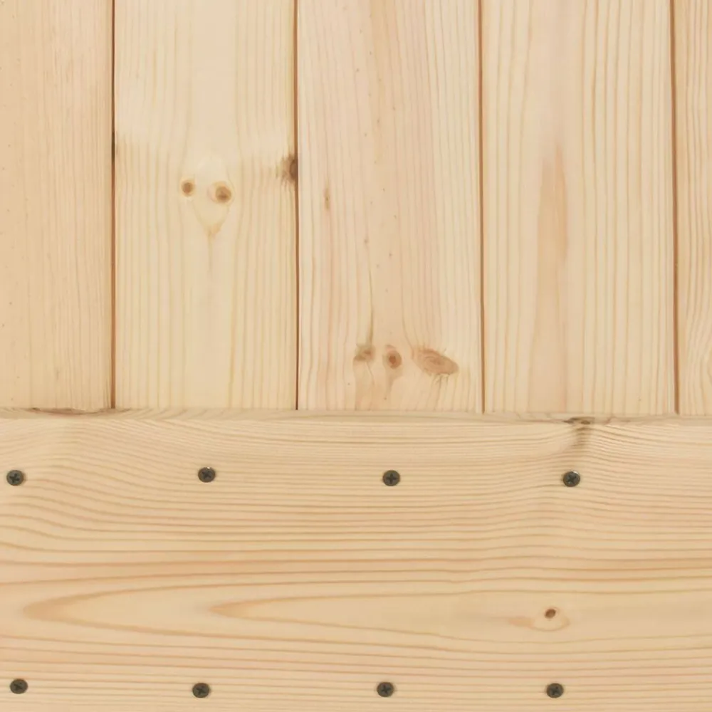 vidaXL Puerta NARVIK 70 x 210 cm Madera de Pino Sólido Natural Outlet