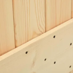 vidaXL Puerta NARVIK 80 x 210 cm Madera de Pino Sólido Natural New