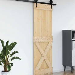 vidaXL Materiales De Construcción-Puerta NARVIK 70 x 210 cm Madera de Pino Sólido