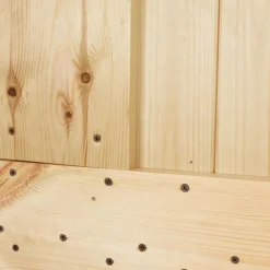 vidaXL Puerta NARVIK 70 x 210 cm Madera de Pino Sólido Natural