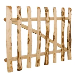 vidaXL Vallas De Jardín-Puerta para valla madera de avellano 100x60 cm