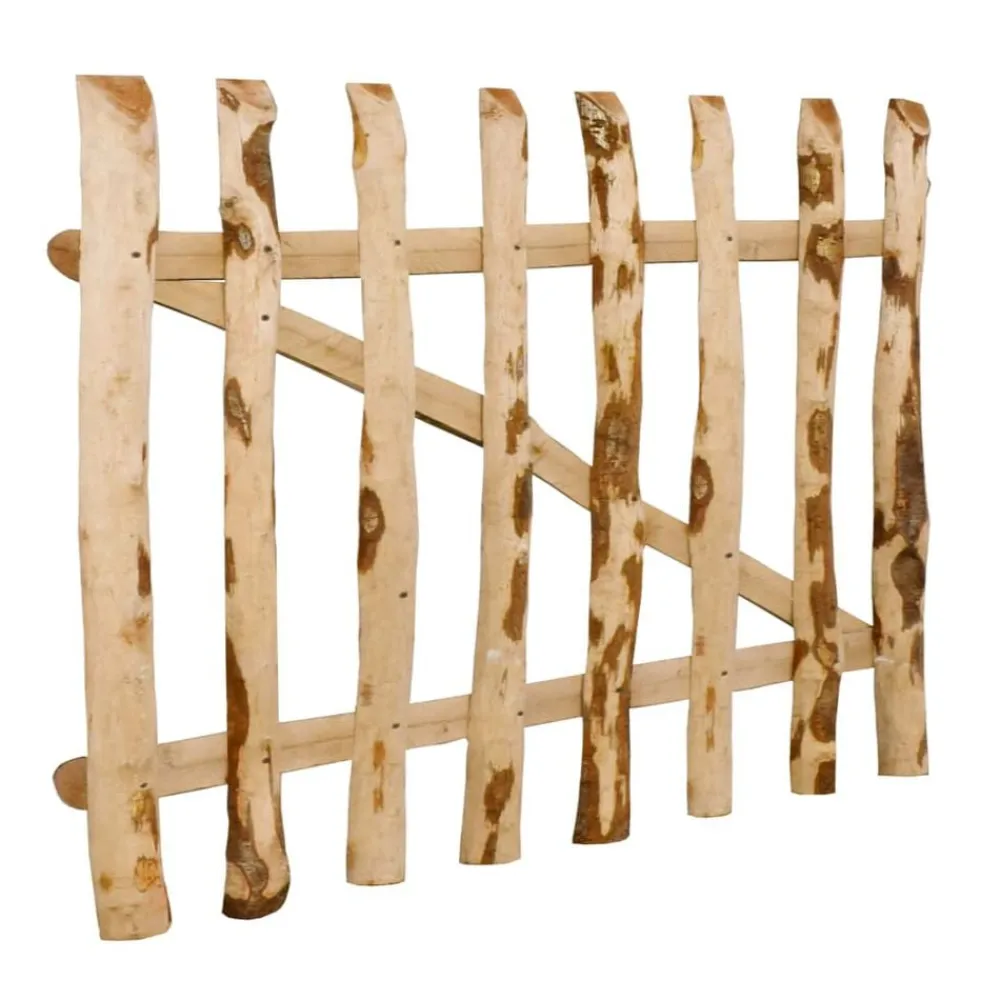 vidaXL Vallas De Jardín-Puerta para valla madera de avellano 100x60 cm