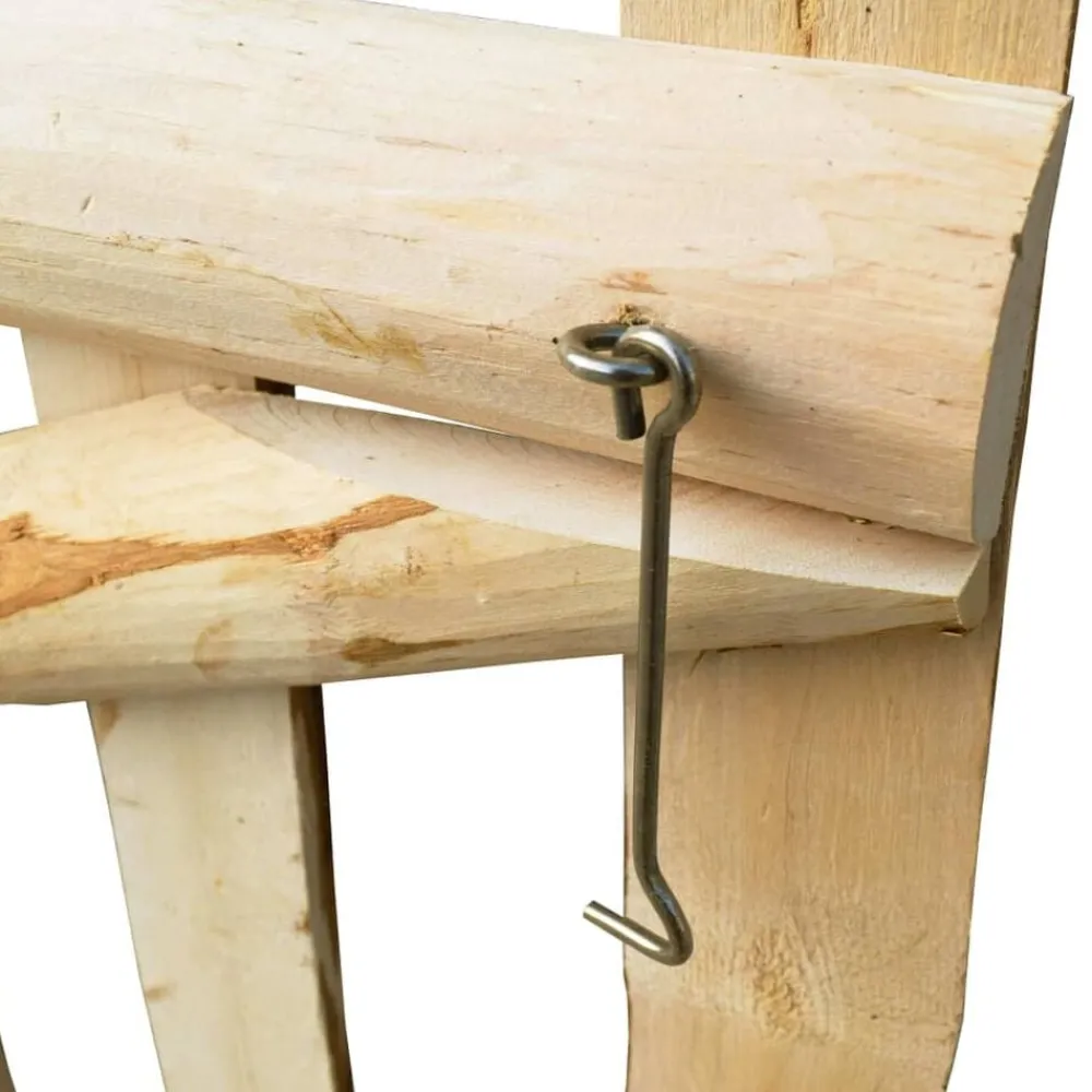 vidaXL Vallas De Jardín-Puerta para valla madera de avellano 100x60 cm