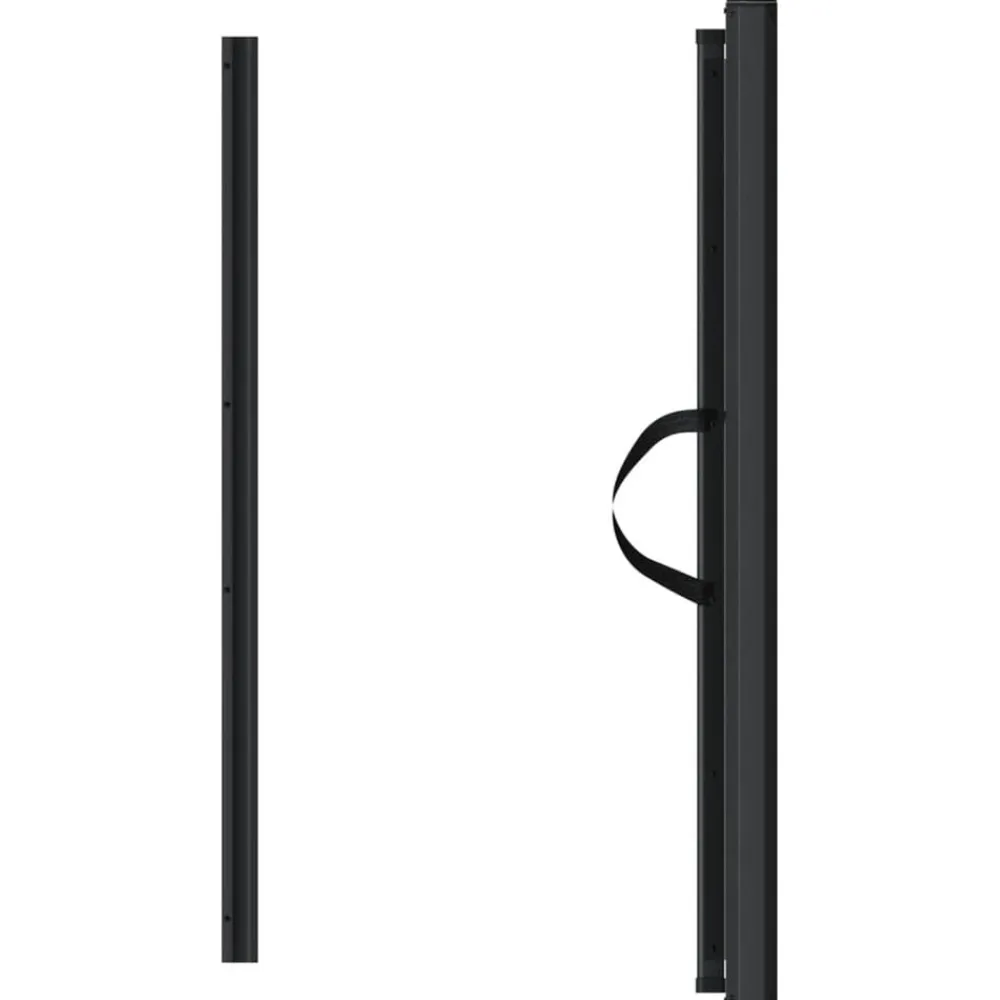 vidaXL Puerta retráctil para mascotas negra 82,5x125 cm Negro Sale