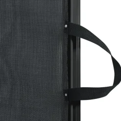 vidaXL Puerta retráctil para mascotas negra 82,5x125 cm Negro Sale