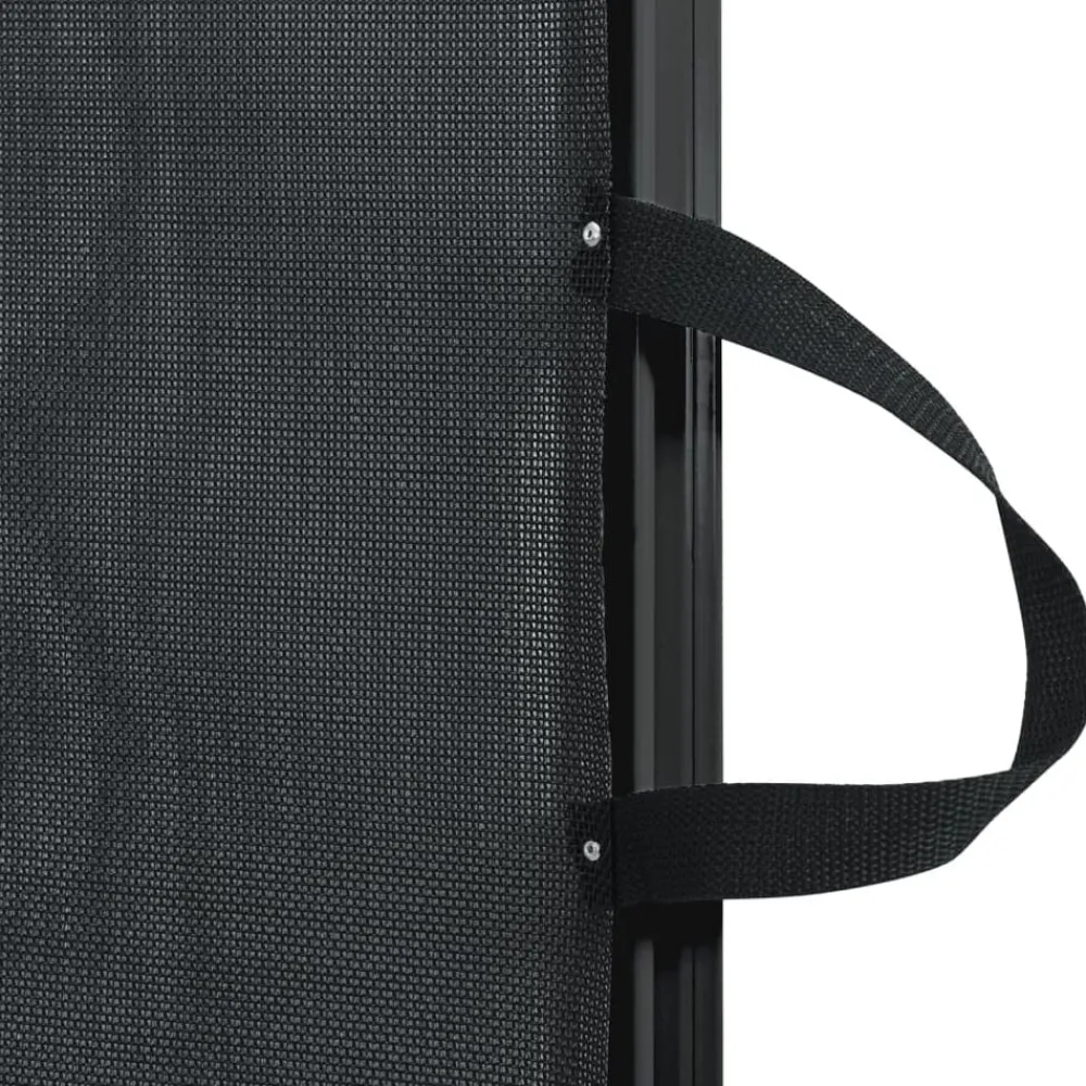 vidaXL Puerta retráctil para mascotas negra 82,5x125 cm Negro Sale