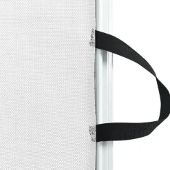 vidaXL Puerta retráctil para mascotas blanca 82,5x125 cm Blanco Sale