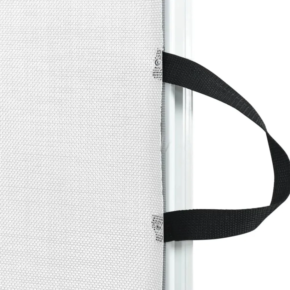 vidaXL Puerta retráctil para mascotas blanca 82,5x125 cm Blanco Sale