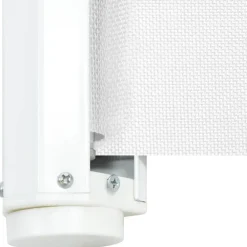 vidaXL Puerta retráctil para mascotas blanca 82,5x125 cm Blanco Sale