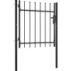 vidaXL Puerta valla Boxtel con punta de lanza 100x75 cm Discount