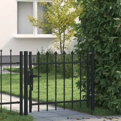 vidaXL Puerta valla Boxtel con punta de lanza 100x75 cm Discount