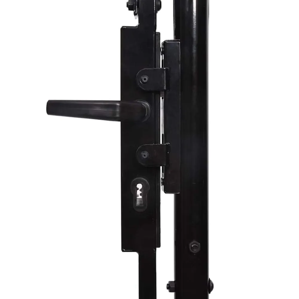 vidaXL Puerta valla Boxtel con punta de lanza 100x75 cm Discount