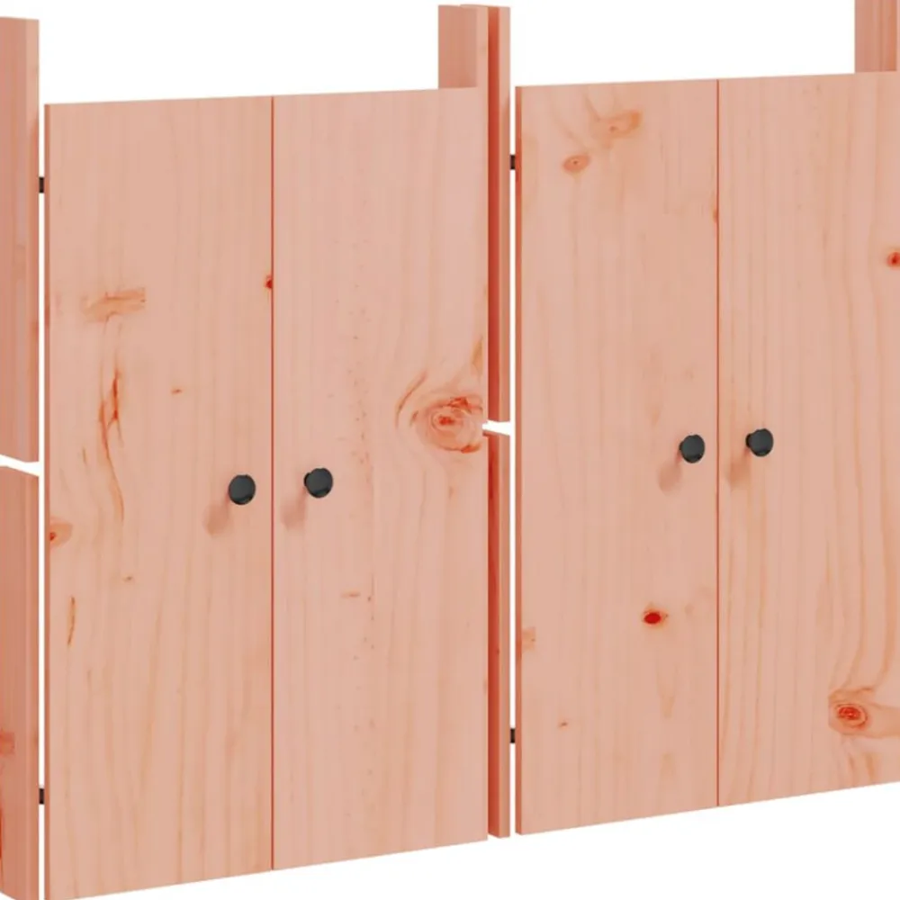 vidaXL Puertas cocina exterior MEPPEL 2 uds madera maciza Douglas 50x9x82 cm Douglas natural New