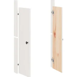 vidaXL Accesorios De Bricolaje-Puertas de cocina exterior MEPPEL madera maciza 50x9x82 cm