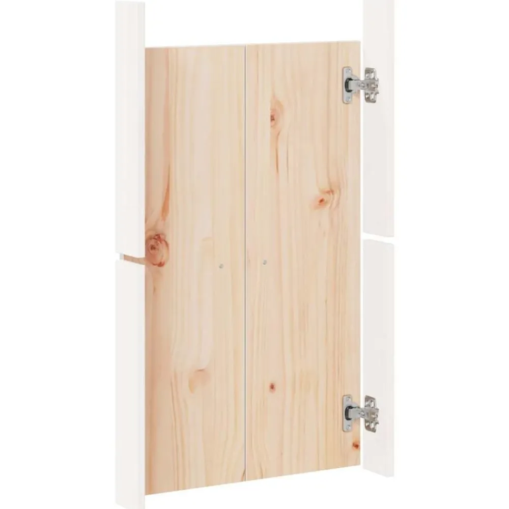 vidaXL Accesorios De Bricolaje-Puertas de cocina exterior MEPPEL madera maciza 50x9x82 cm