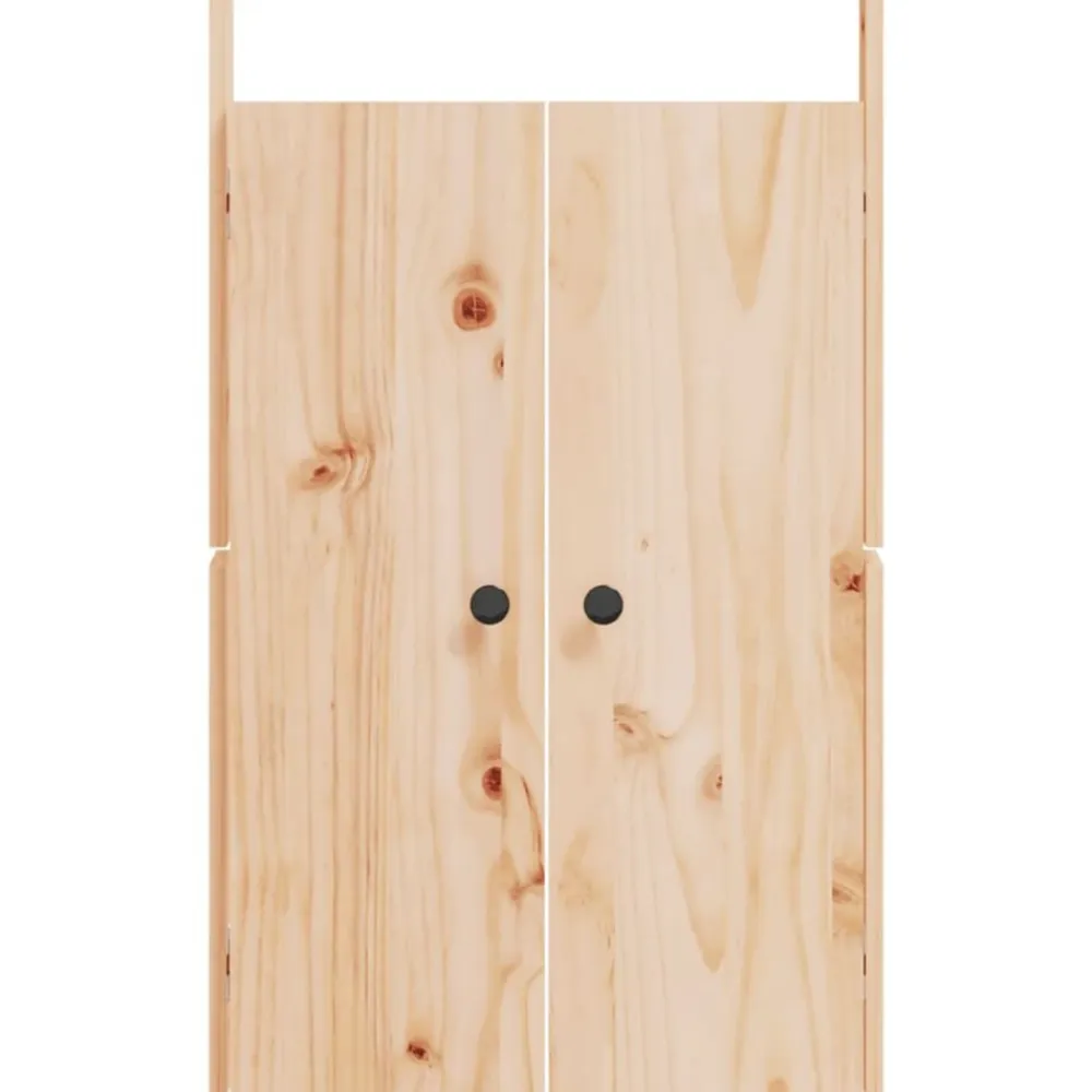 vidaXL Accesorios De Bricolaje-Puertas de cocina exterior MEPPEL 2 uds madera maciza pino 50x9x82 cm