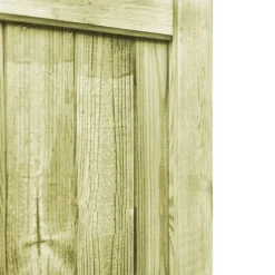 vidaXL Vallas De Jardín-Puertas de valla madera de pino impregnada 300x75 cm 2 uds