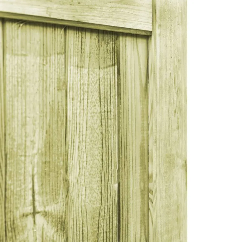 vidaXL Vallas De Jardín-Puertas de valla madera de pino impregnada 300x75 cm 2 uds