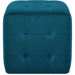 vidaXL Otomanas-Puf 2 unidades terciopelo 30x30x30 cm