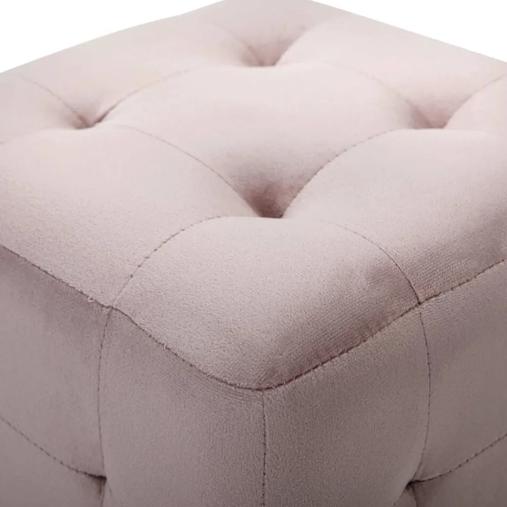 vidaXL Otomanas-Puf 2 unidades terciopelo 30x30x30 cm