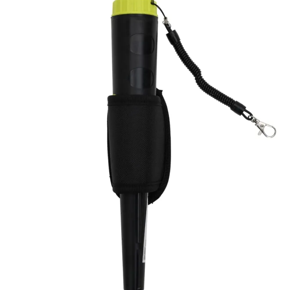 vidaXL Puntero detector de metales con pantalla LCD negro y amarillo Online