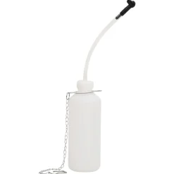 vidaXL Herramientas-Purgador de frenos blanco y negro 3 L