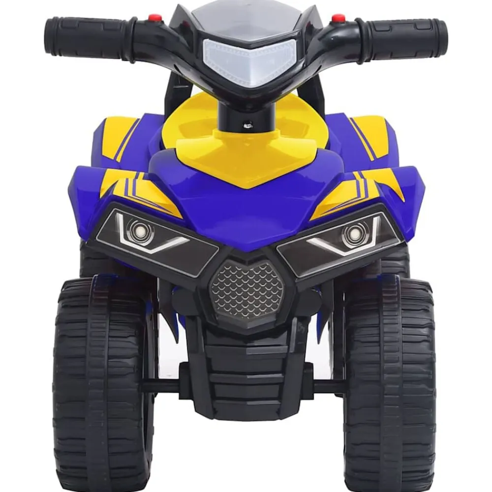 vidaXL Quad correpasillos infantil Good Year Azul Clearance