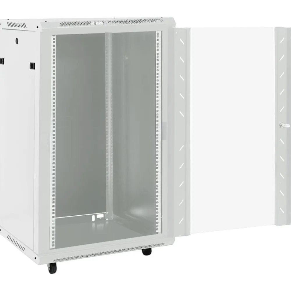 vidaXL Electrónica-Rack de servidores 15U 19" IP20 negro 60x60x100 cm