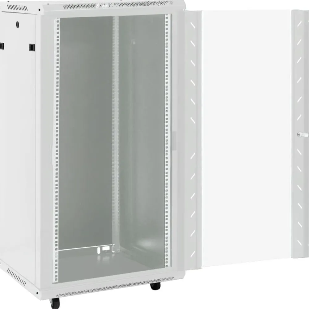 vidaXL Rack de servidores 22U 19" IP20 60x60x120 cm Gris Hot