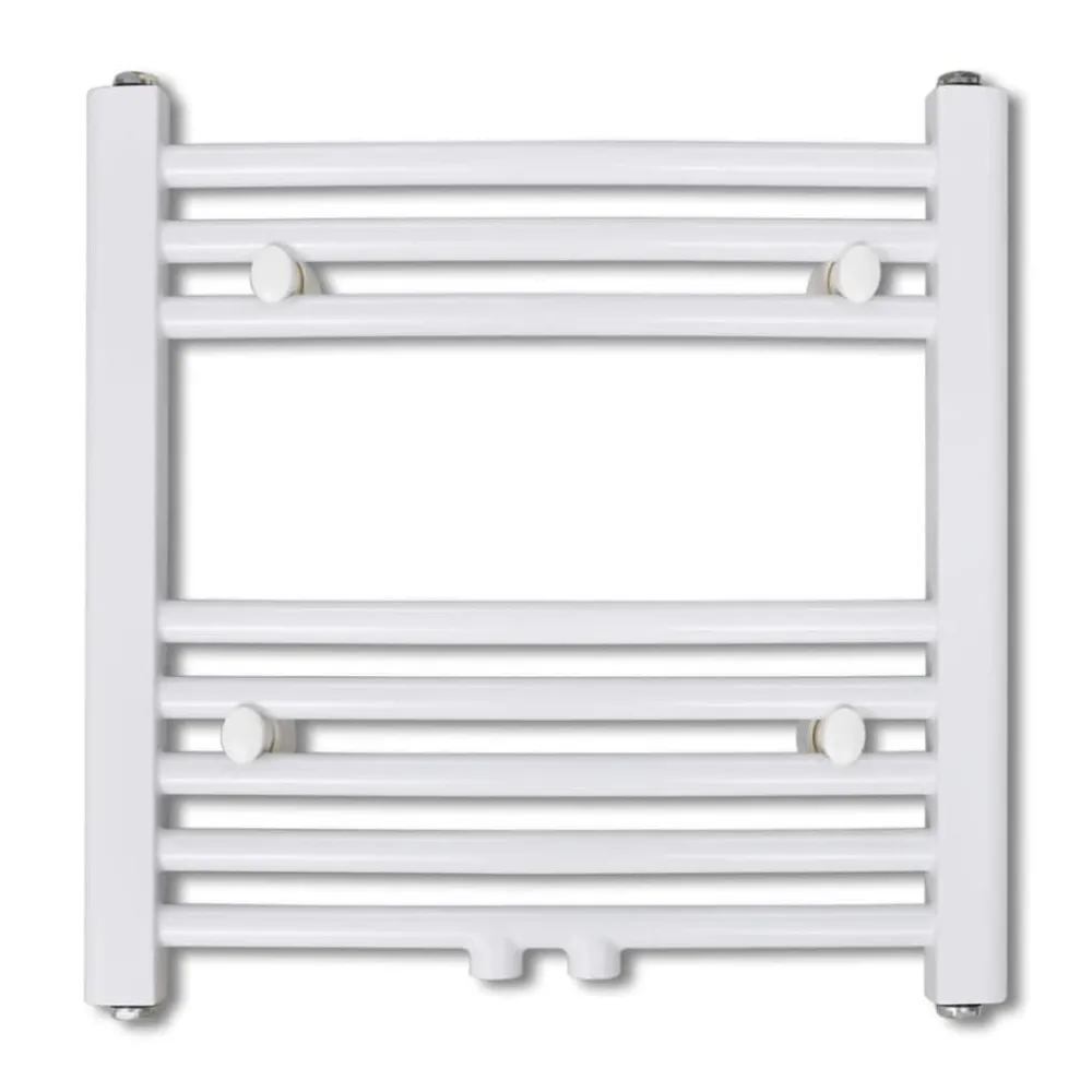 vidaXL Radiador toallero 480 x 480 mm conector lateral y central New
