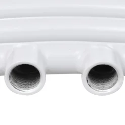 vidaXL Radiador toallero 480 x 480 mm conector lateral y central New