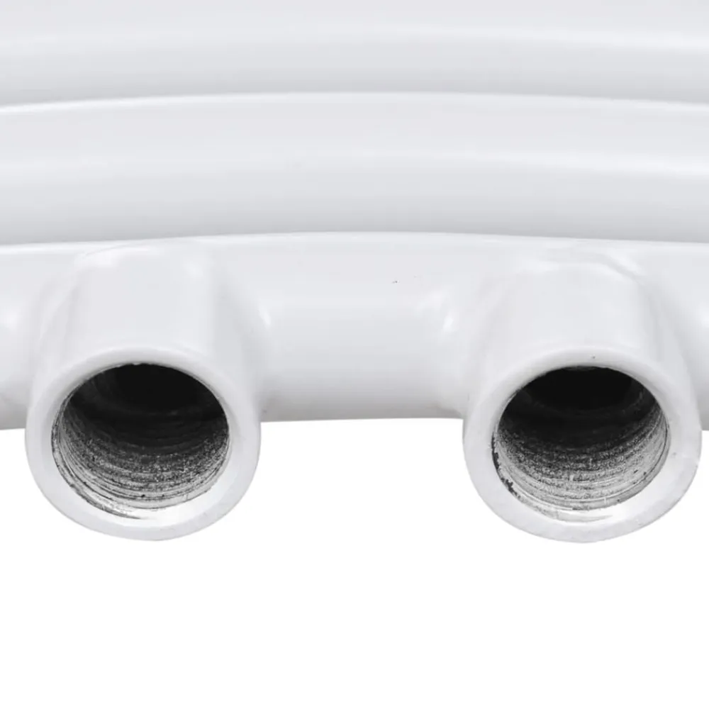 vidaXL Radiador toallero 480 x 480 mm conector lateral y central New