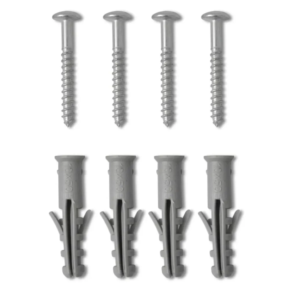 vidaXL Radiador toallero 480 x 480 mm conector lateral y central New