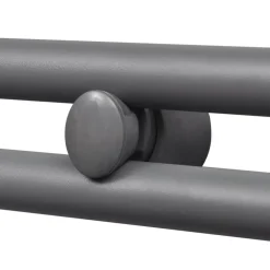 vidaXL Radiador toallero de baño recto 500 x 764 mm Gris Clearance