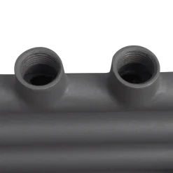 vidaXL Radiador toallero de baño recto 500 x 764 mm Gris Clearance