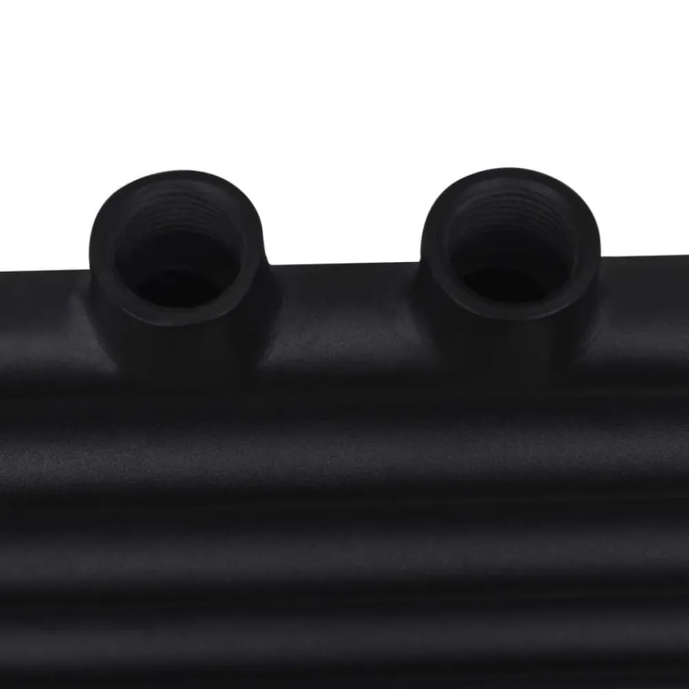 vidaXL Electrodomésticos-Radiador toallero de baño recto 480x480 mm