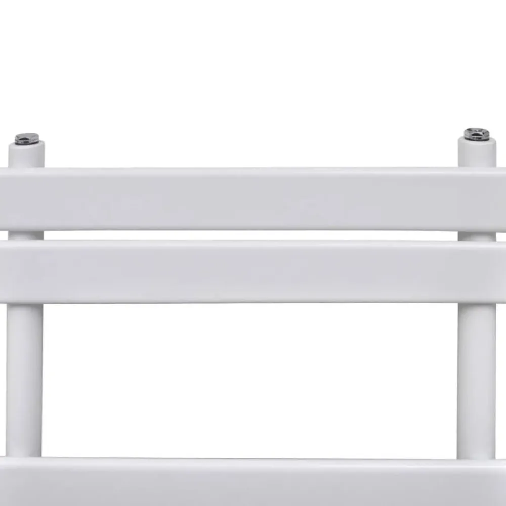 vidaXL Electrodomésticos-Radiador toallero de baño recto 600 x 1200 mm