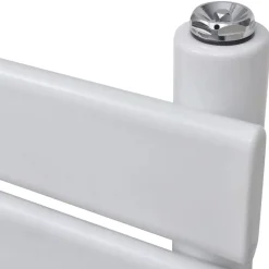 vidaXL Electrodomésticos-Radiador toallero de baño recto 600 x 1200 mm