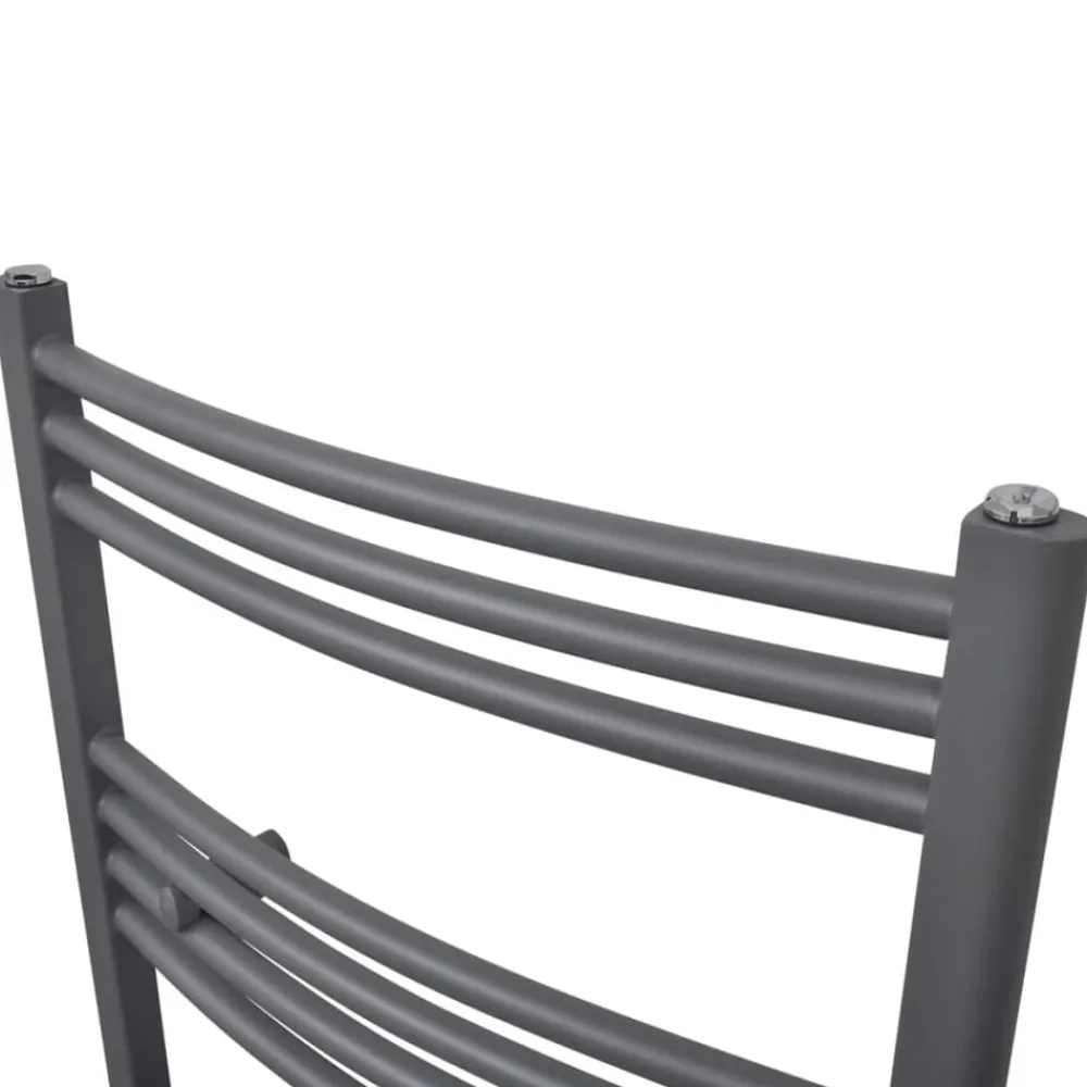 vidaXL Electrodomésticos-Radiador toallero de baño curvo 480x480 mm