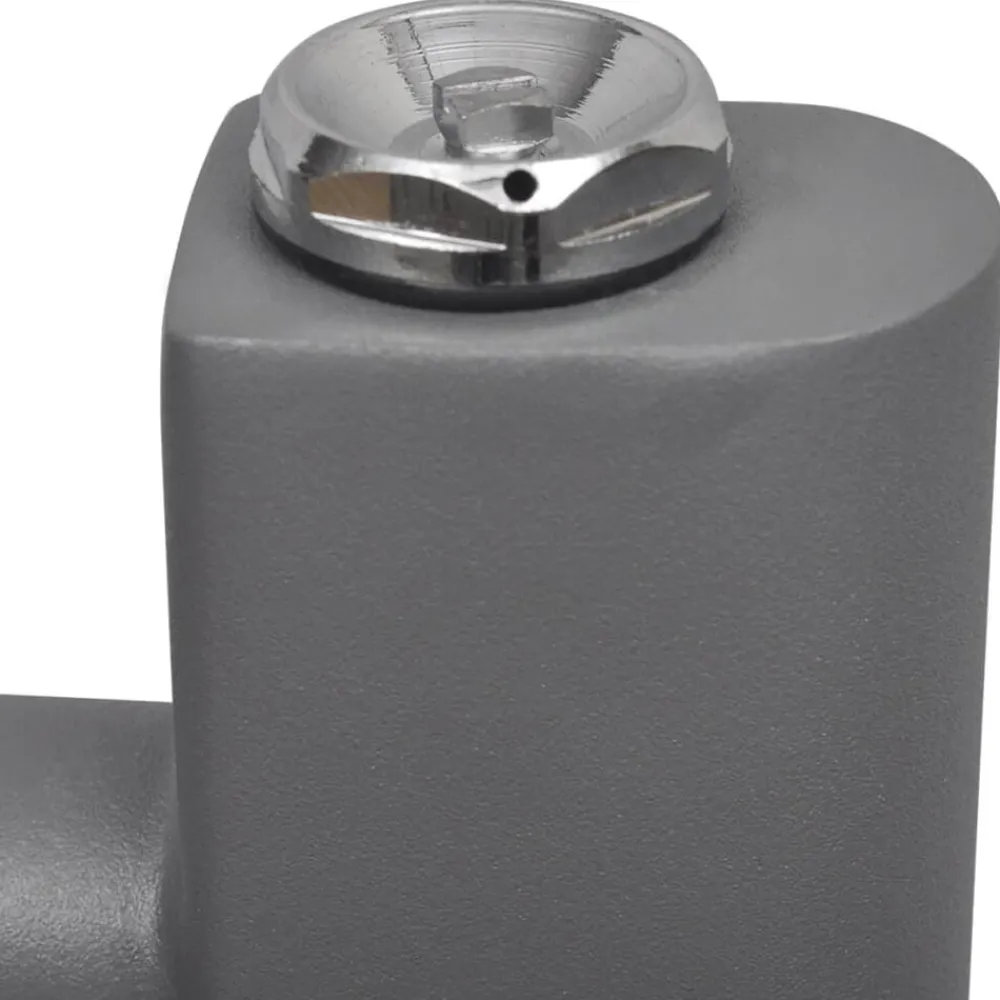 vidaXL Electrodomésticos-Radiador toallero de baño curvo 480x480 mm
