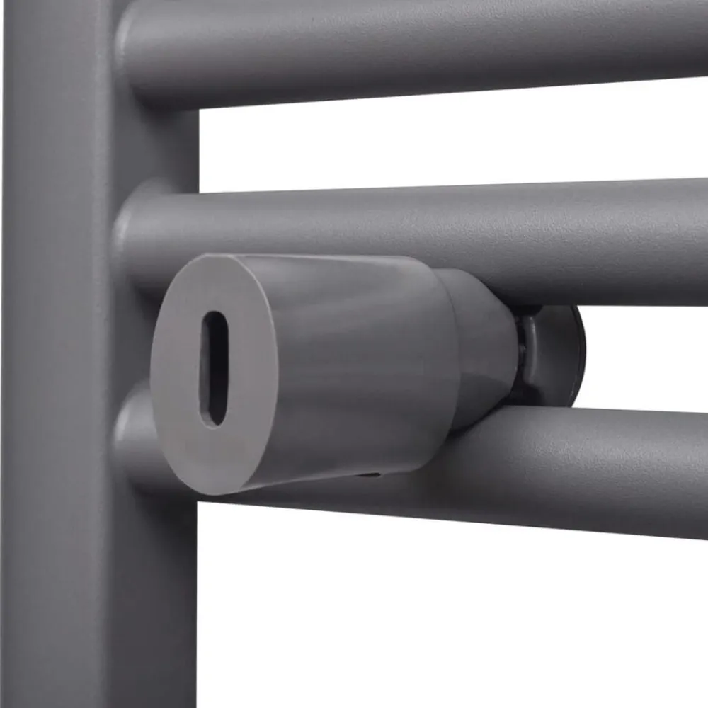 vidaXL Electrodomésticos-Radiador toallero de baño curvo 480x480 mm