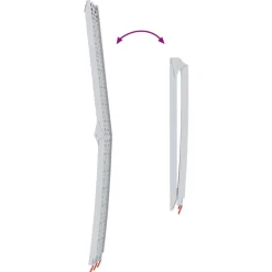 vidaXL Rampa de motocicleta plegable 340 kg por rampa 2 pcs Plateado